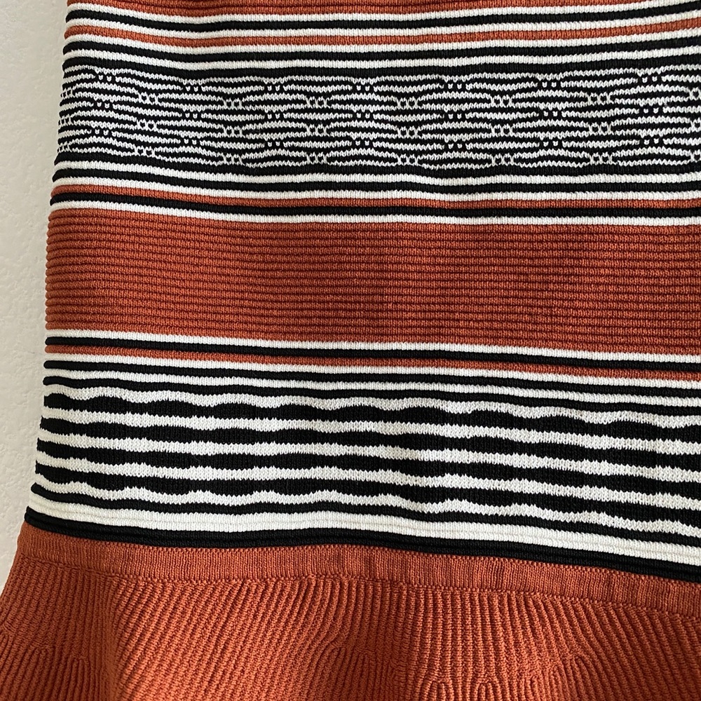 Sandro Paris Striped Ribbed Mini Skirt - Picture 5 of 8